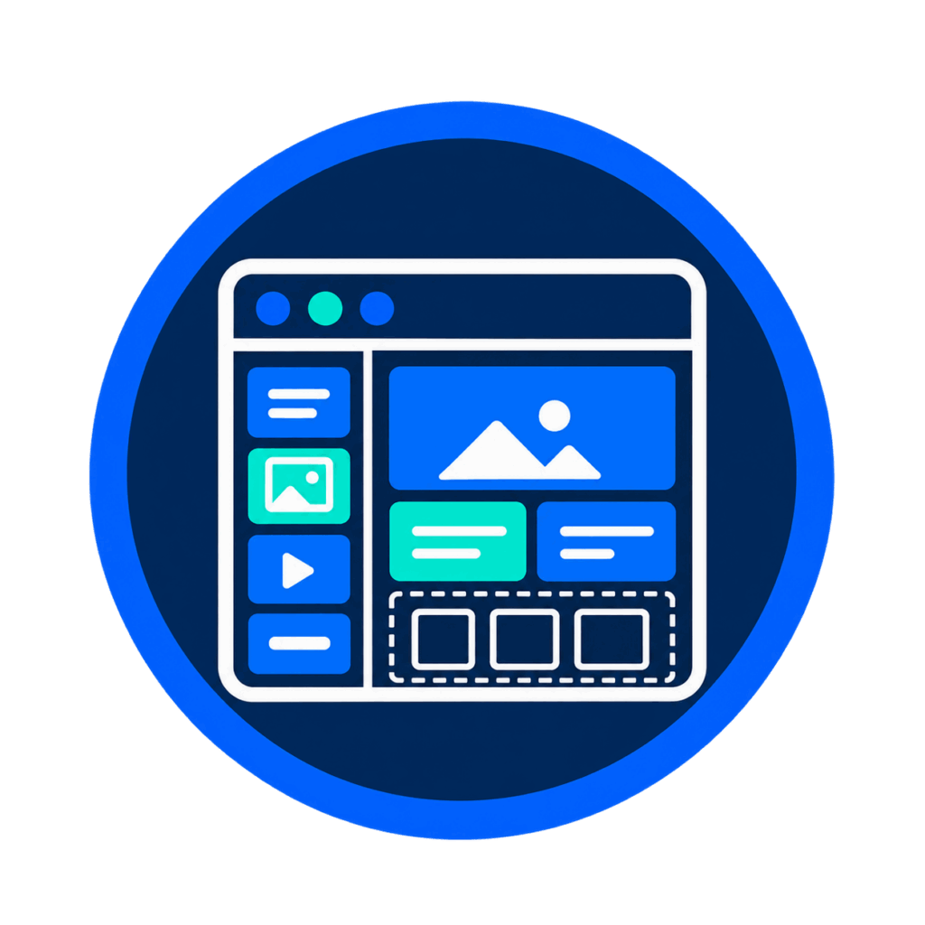Elementor Pro website design icon for A Lewis Website Design Marketing in Crowborough, East Sussex