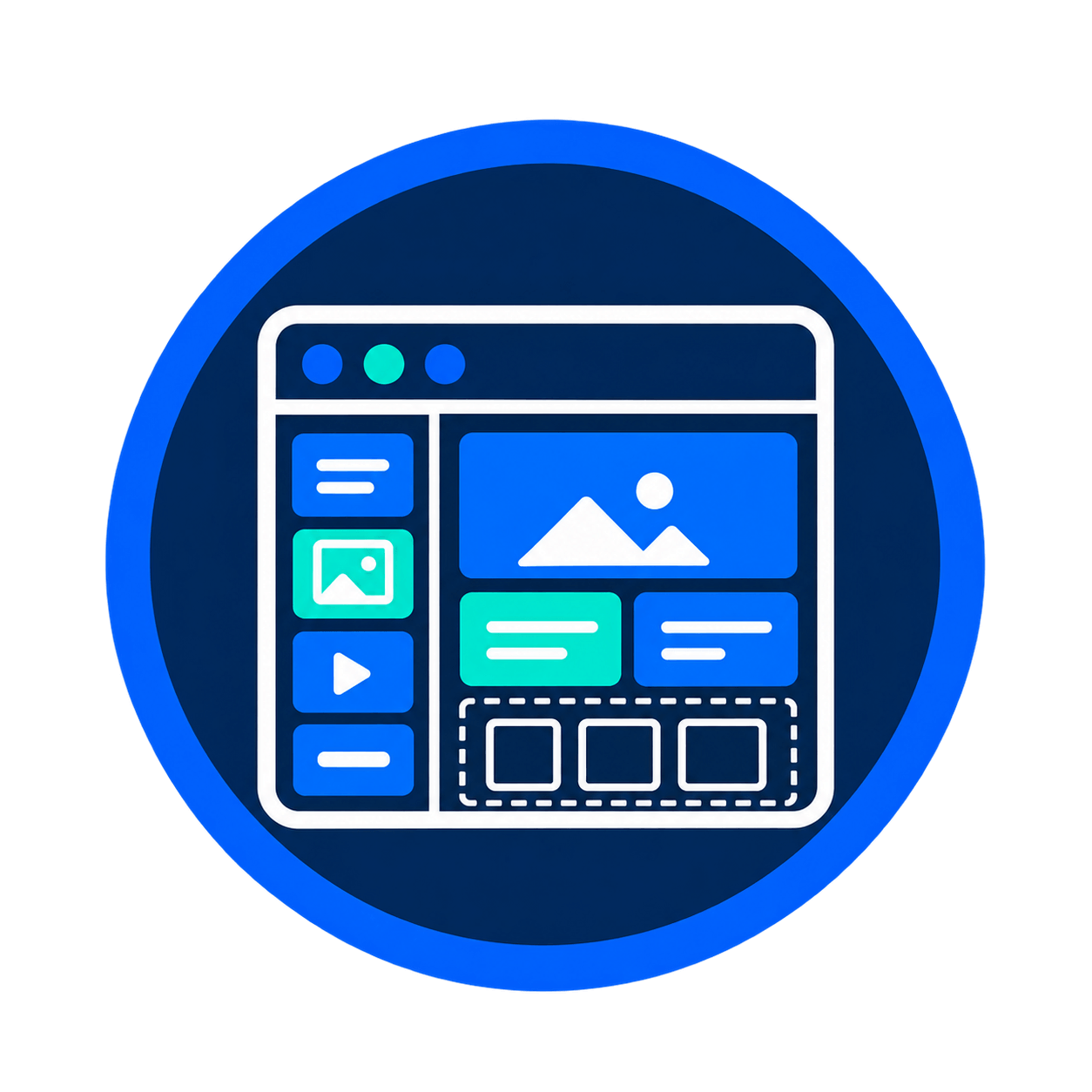 Elementor Pro website design icon for A Lewis Website Design Marketing in Crowborough, East Sussex