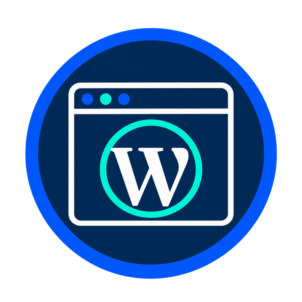 WordPress website icon for A Lewis Website Design Marketing in Crowborough, East Sussex