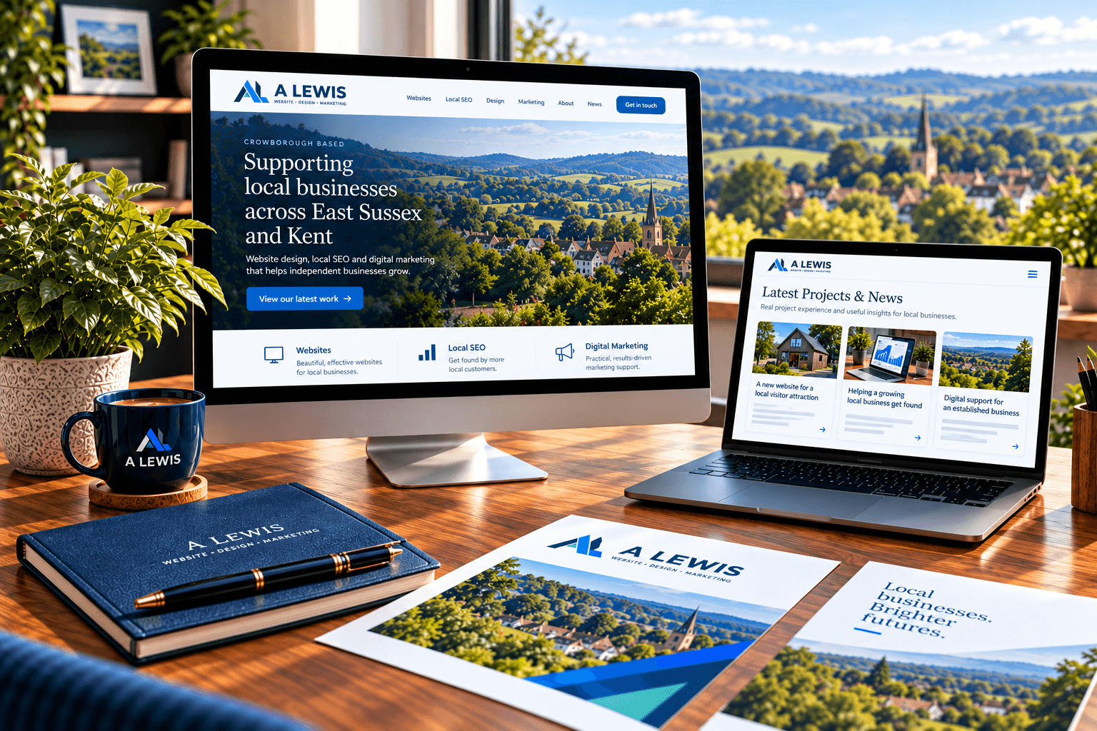A Lewis business support workspace for clients across Crowborough, East Sussex and Kent