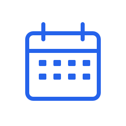 A Lewis calendar icon for website project enquiries in Crowborough, East Sussex