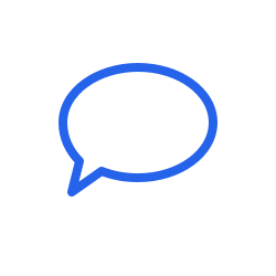 A Lewis clear communication speech bubble icon for business enquiries in Crowborough, East Sussex