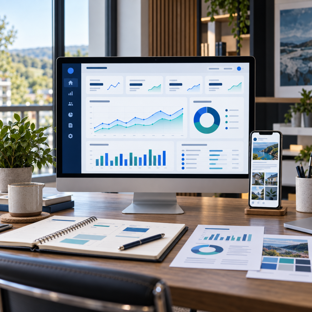 Digital marketing analytics dashboard and campaign workspace by A Lewis in Crowborough, East Sussex