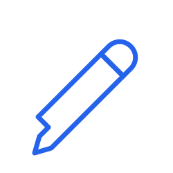 A Lewis graphic design pencil icon for business enquiries in Crowborough, East Sussex