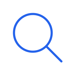 A Lewis SEO and local SEO magnifying glass icon for enquiries in Crowborough, East Sussex