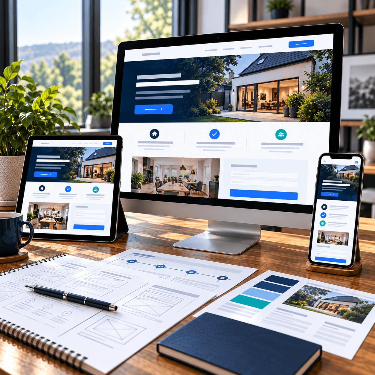 Google Business Profile optimisation workspace by A Lewis in Crowborough, East Sussex